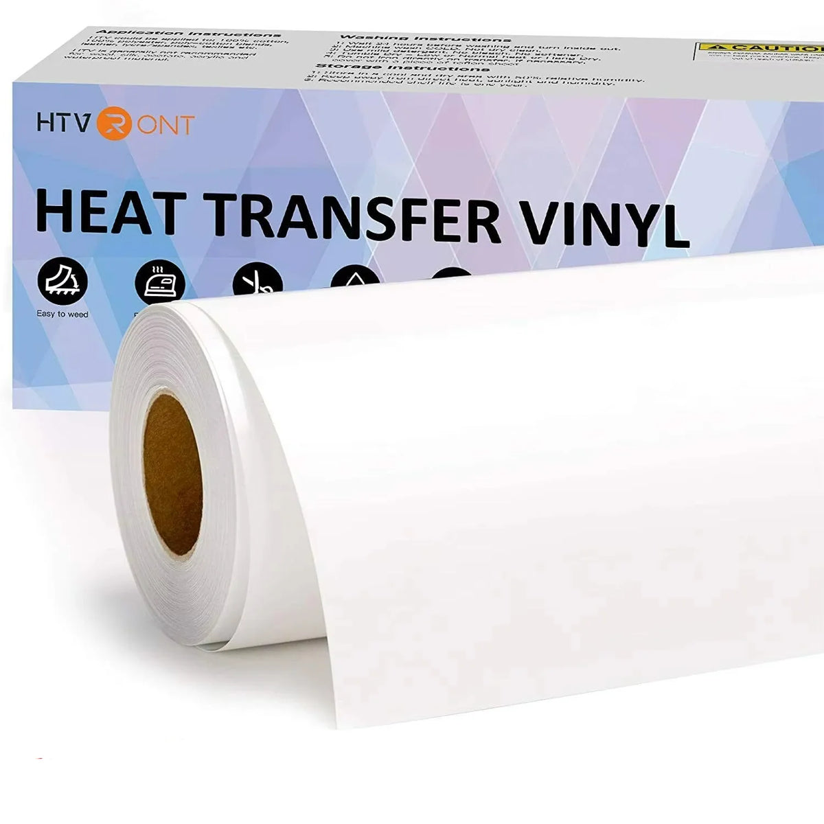HTVRONT Heat Transfer Vinyl Roll for T-Shirts and DIY Crafts