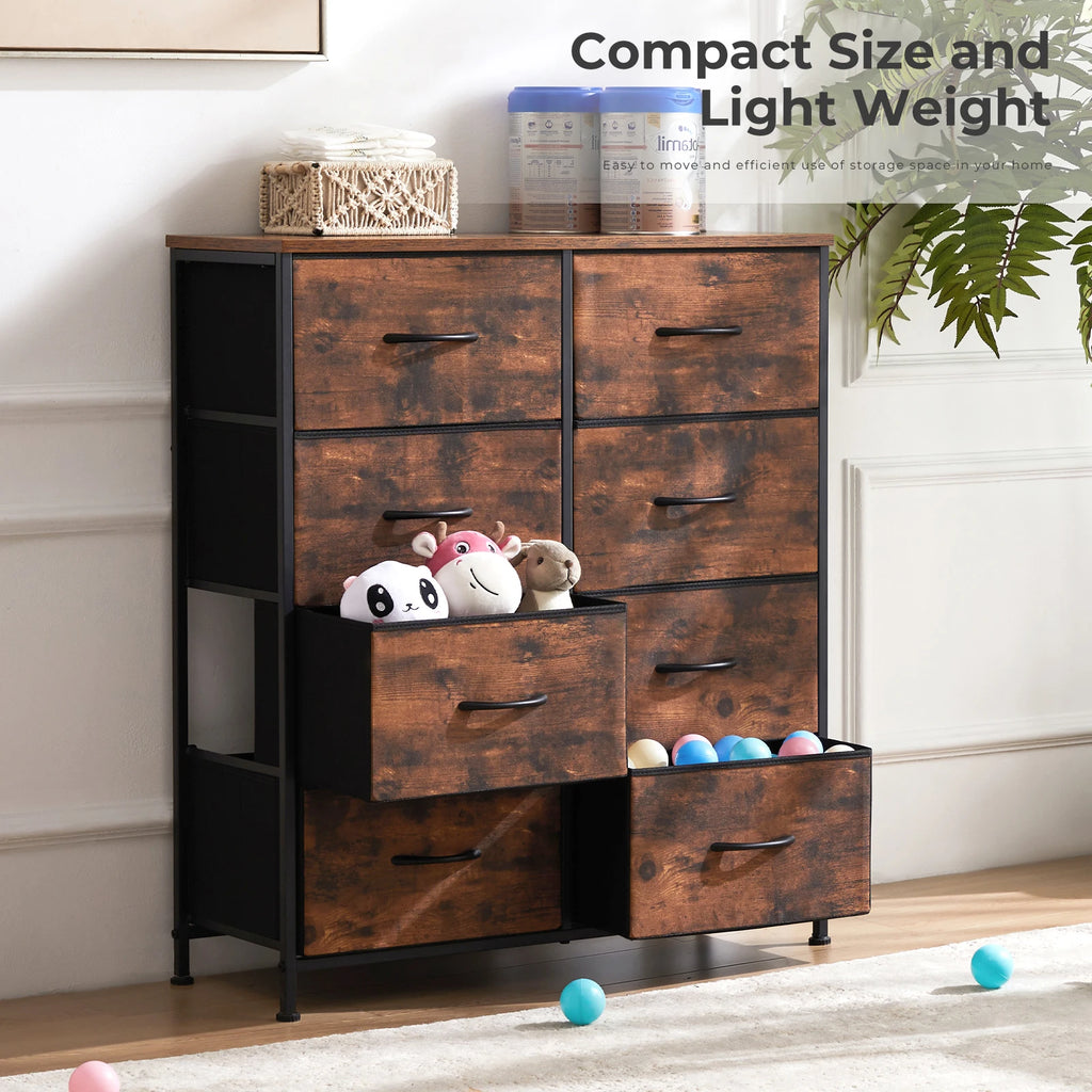 MCQ Modern Fabric Storage Cabinet With Drawers For Living Room