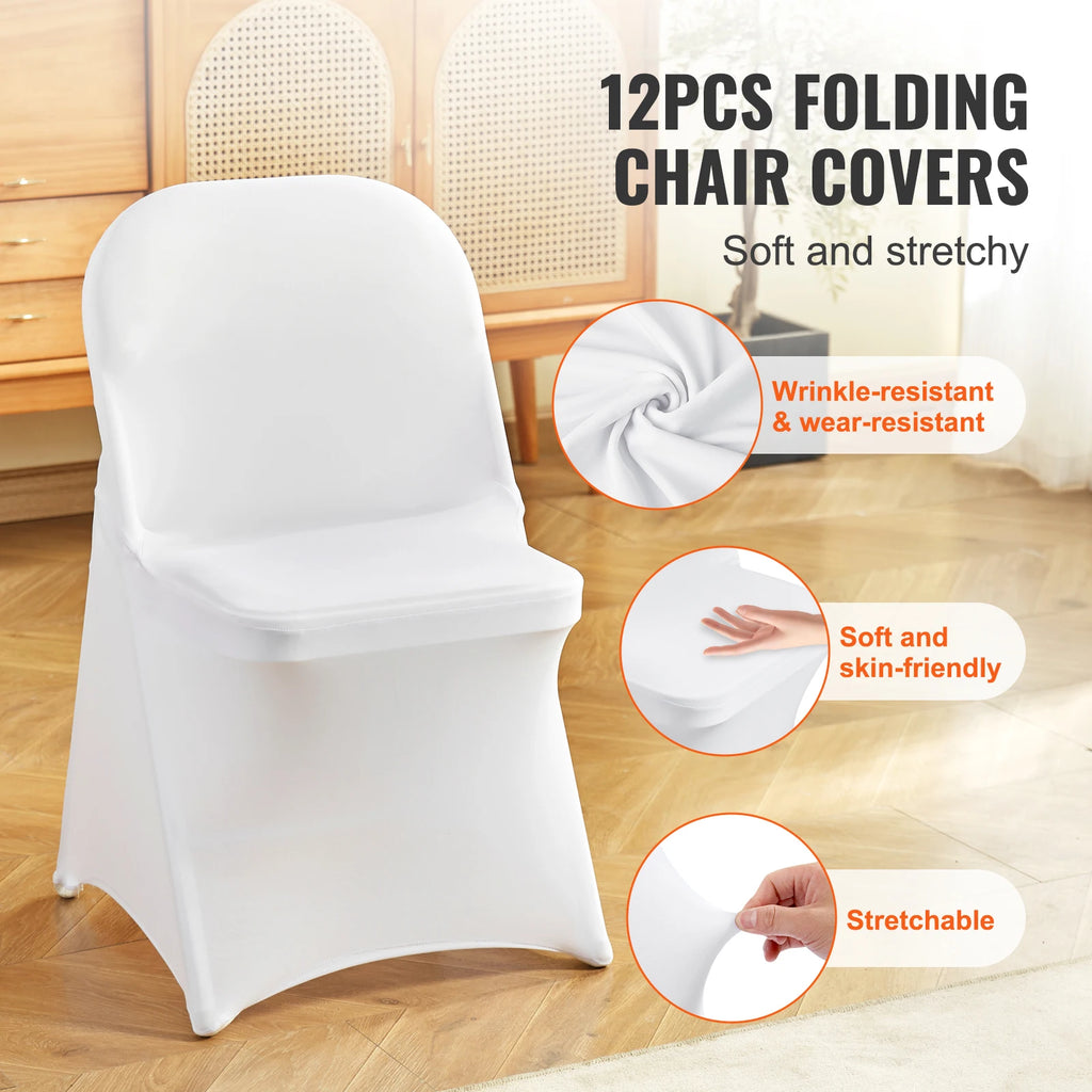 SucceBuy Stretch Chair Covers for Weddings Banquets and Dining Events