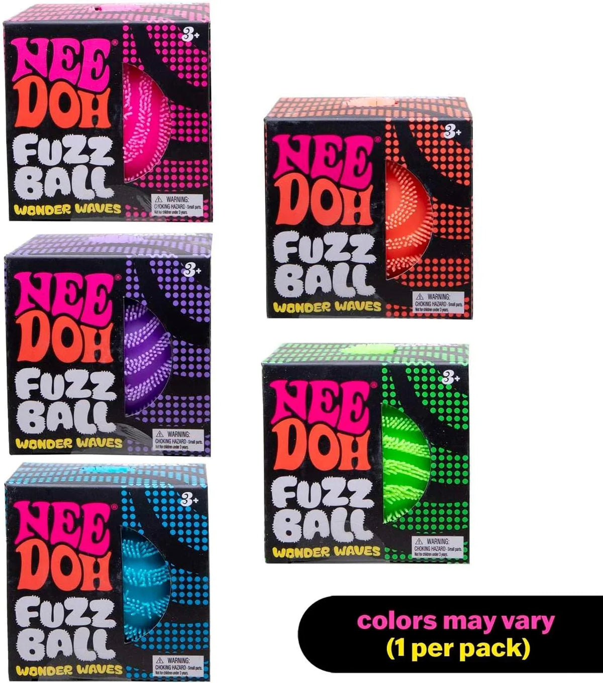 Nee Doh Fuzz Ball Blind Box Stress Relief Desk Toy