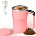 Panceca LED Display Magnetic Self Stirring Rechargeable Coffee Cup