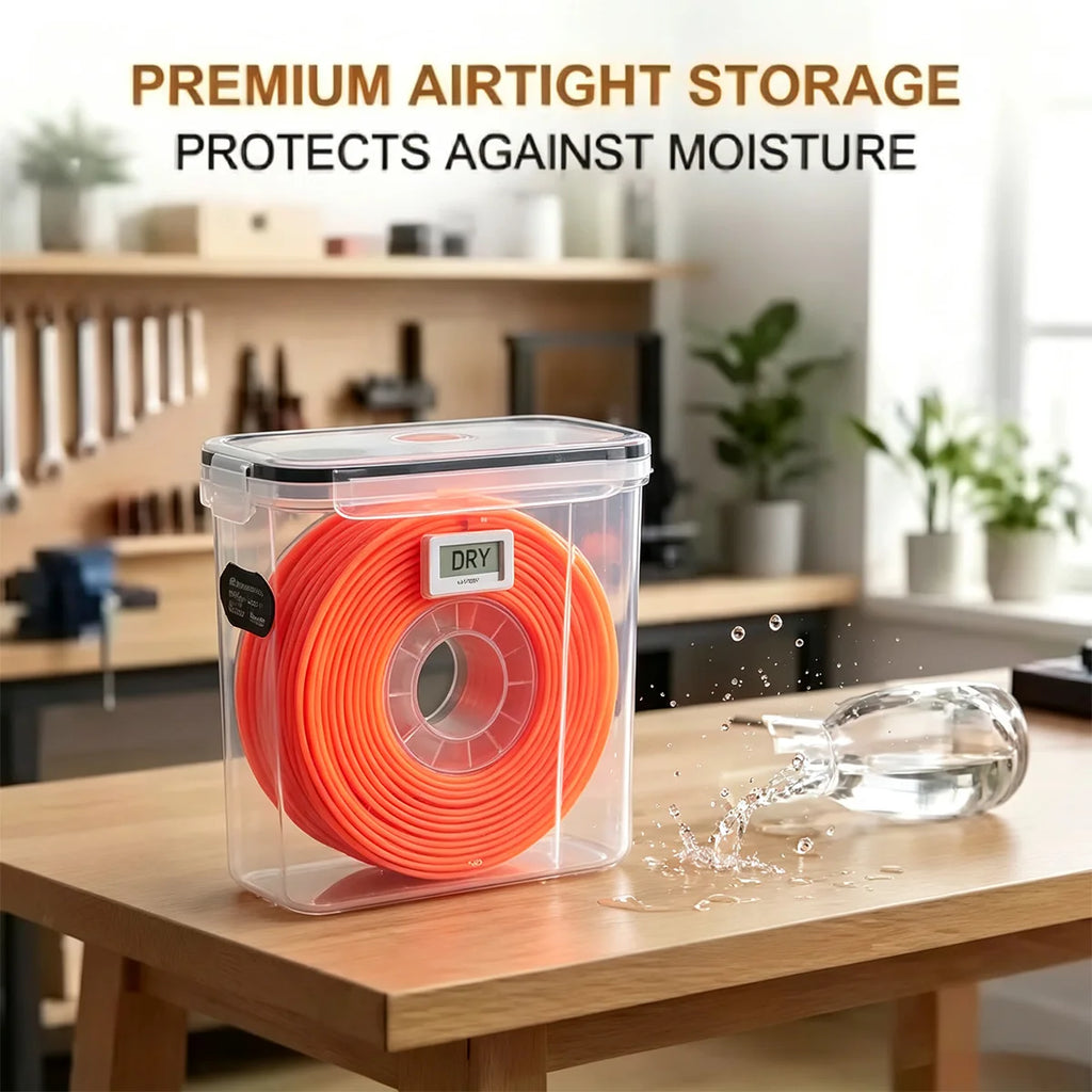 3D Printer Filament Storage Jar Set With Airtight Lids