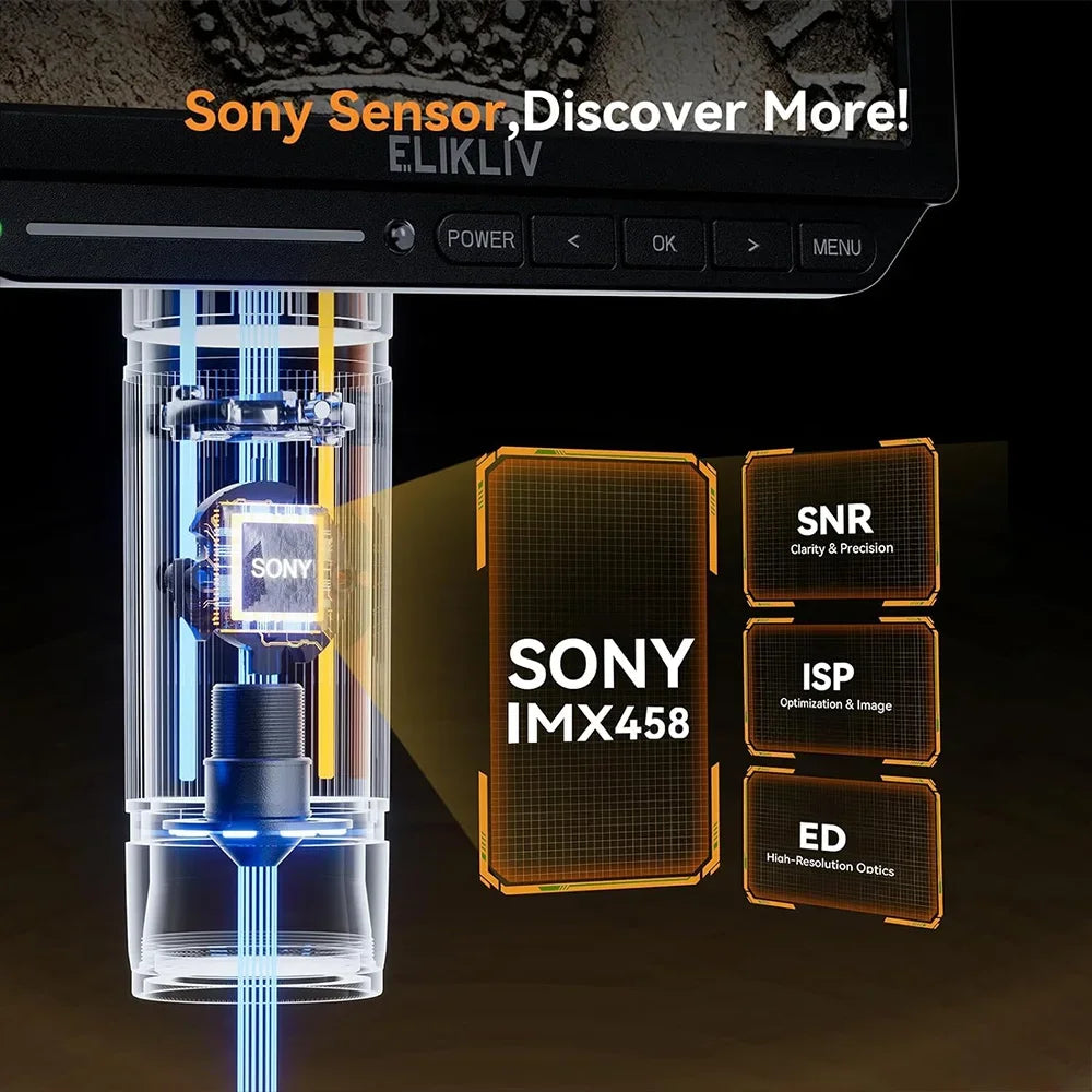 Elikliv 4K HDMI Digital Microscope for Electronics and PCB Repair