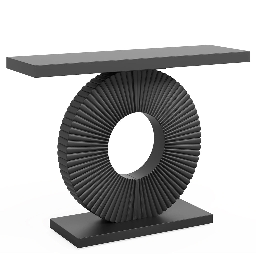 Tribesigns Modern Geometric Console Table for Entryway or Sofa