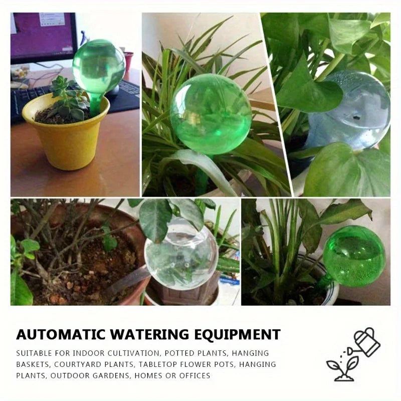 Automatic Plant Watering Globes for Indoor and Outdoor Gardens