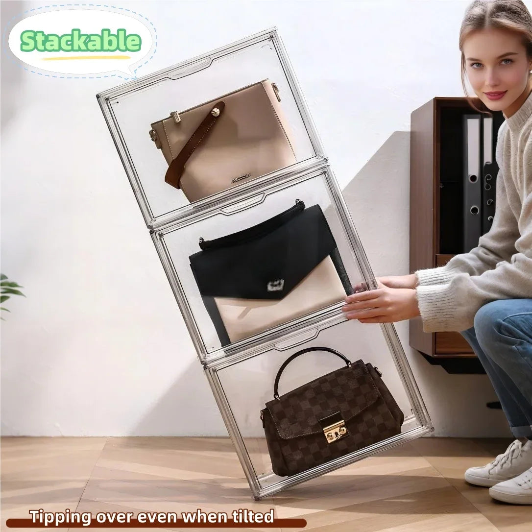 Clear Acrylic Display Case And Dustproof Organizer For Collectibles