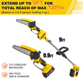 Cordless Pole Saw And Mini Chainsaw With Brushless Motor